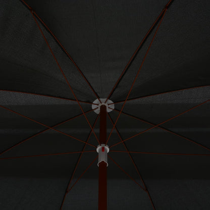 Parasol Met Stalen Paal 300 Cm Antraciet