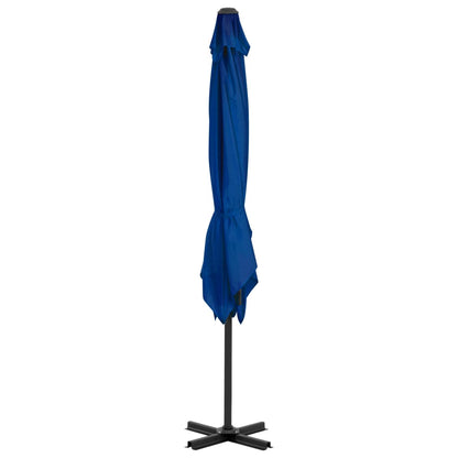 Zweefparasol Met Aluminium Paal Azuur 250 x 250 cm Blauw