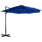 Zweefparasol Met Aluminium Paal 300 Cm Azuur 300 x 238 cm Blauw