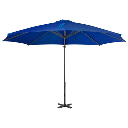 Zweefparasol Met Aluminium Paal 300 Cm Azuur 300 x 238 cm Blauw