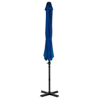 Zweefparasol Met Aluminium Paal 300 Cm Azuur 300 x 238 cm Blauw