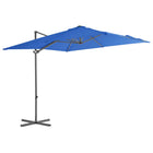 Zweefparasol Met Stalen Paal Azuur 250 x 250 cm Blauw