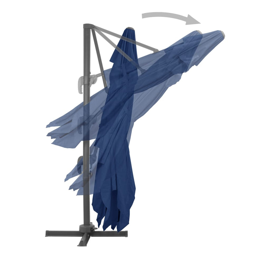 Zweefparasol Met Aluminium Paal 4X3 M 1