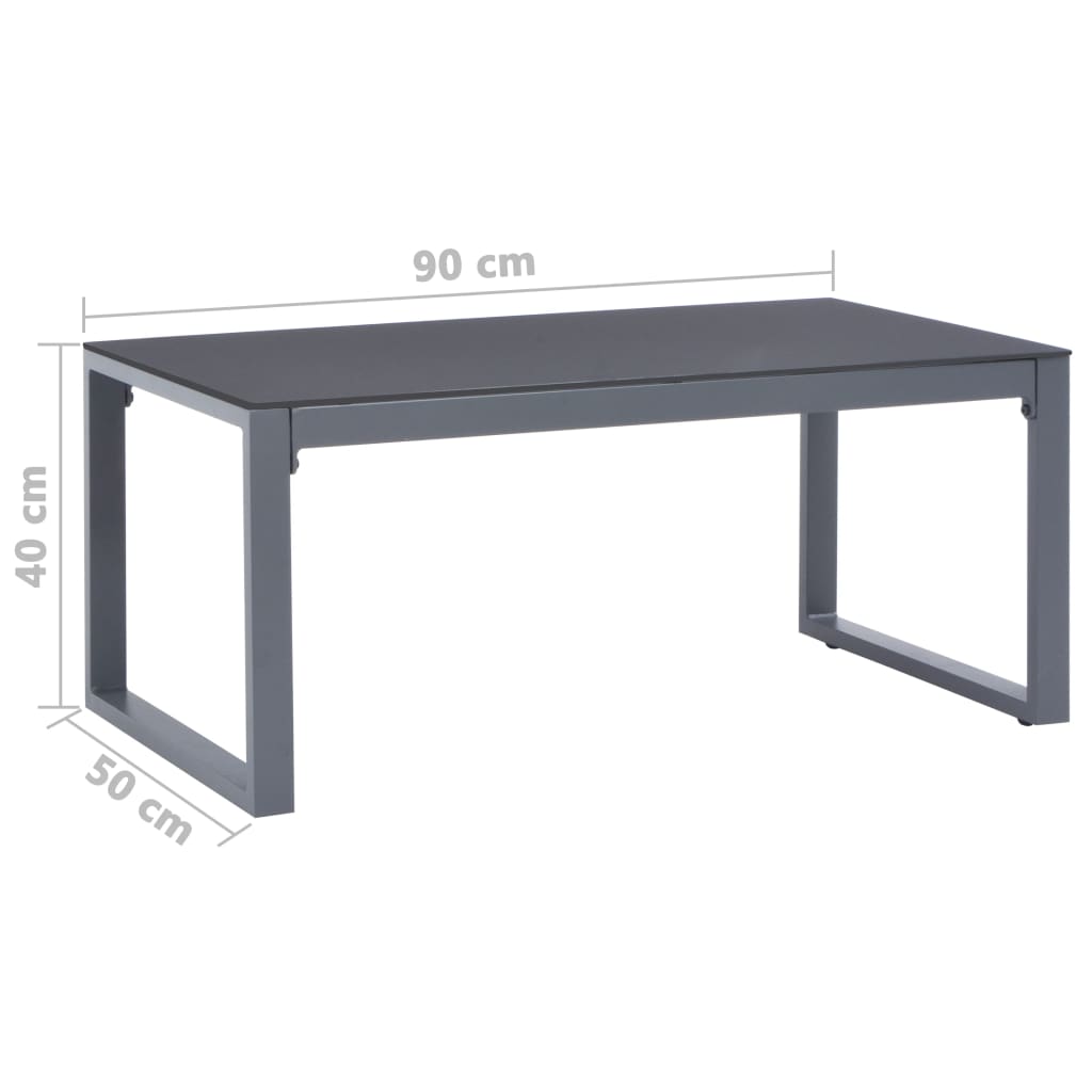Salontafel 90X50X40 Cm Aluminium