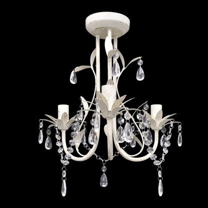 Kroonluchters Kristal Elegant Wit 1 2