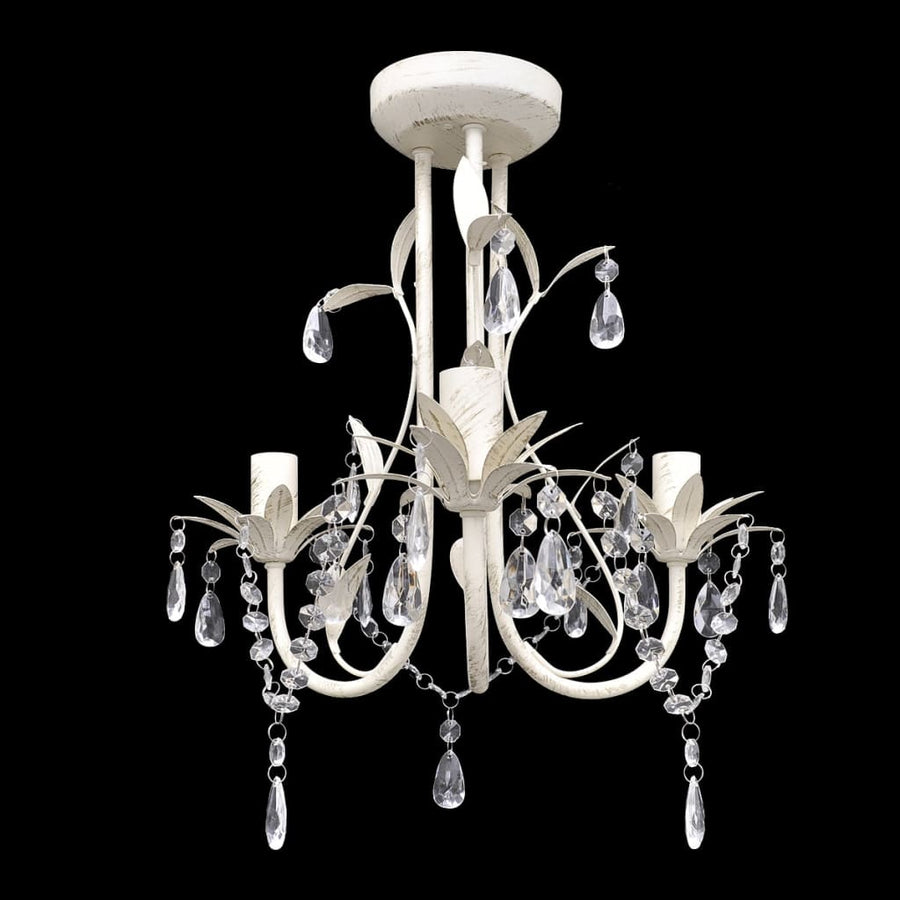 Kroonluchters Kristal Elegant Wit 1 4