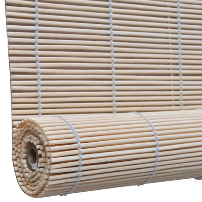 Rolgordijnen 2 St 120X160 Cm Bamboe Natuurlijk 120 x 160 cm (2 pcs)