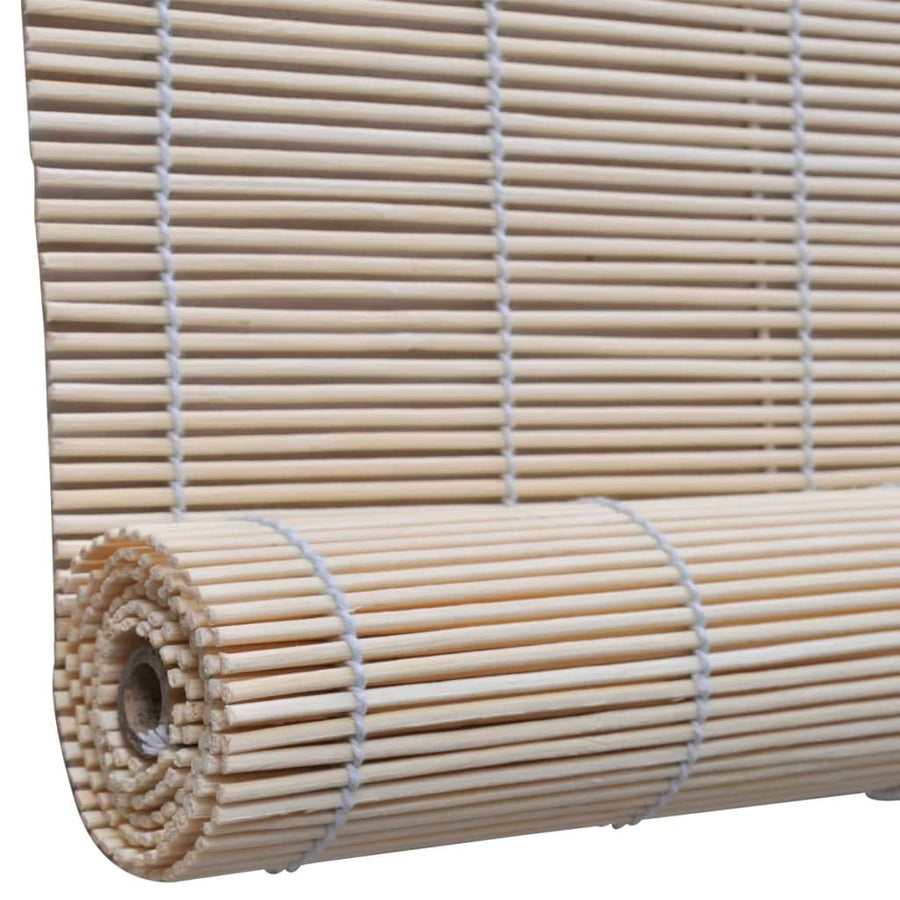 Rolgordijnen 2 St 120X160 Cm Bamboe Natuurlijk 120 x 160 cm (2 pcs)