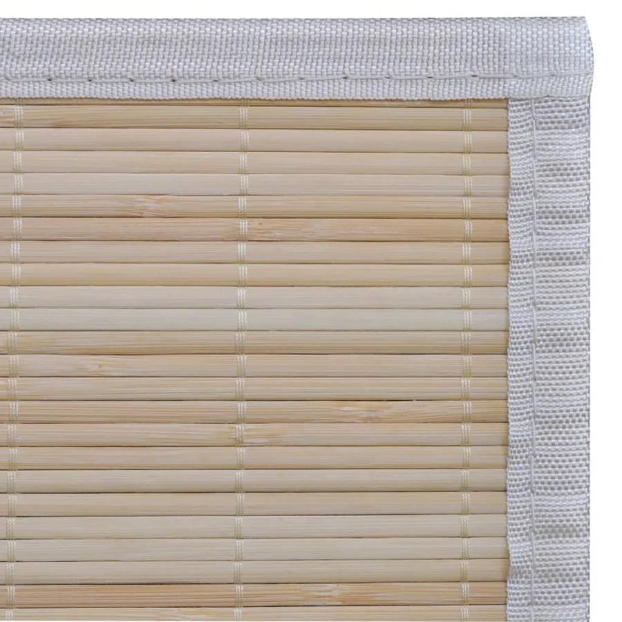 Tapijten 2 St Rechthoekig 120X180 Cm Bamboe Natuurlijk 120 x 180 cm (2 pcs)