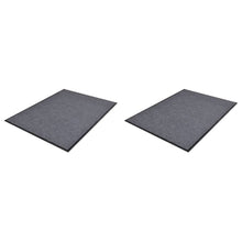 Deurmatten 90X60 Cm Pvc Grijs 2