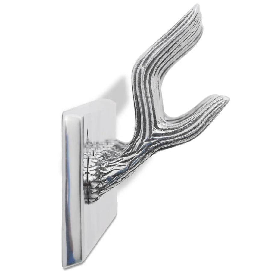 Kapstokken 4 St Aluminium Zilverkleurig