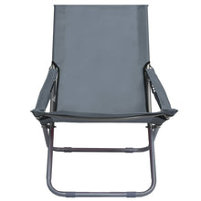 Strandstoelen Inklapbaar Stof Grijs
