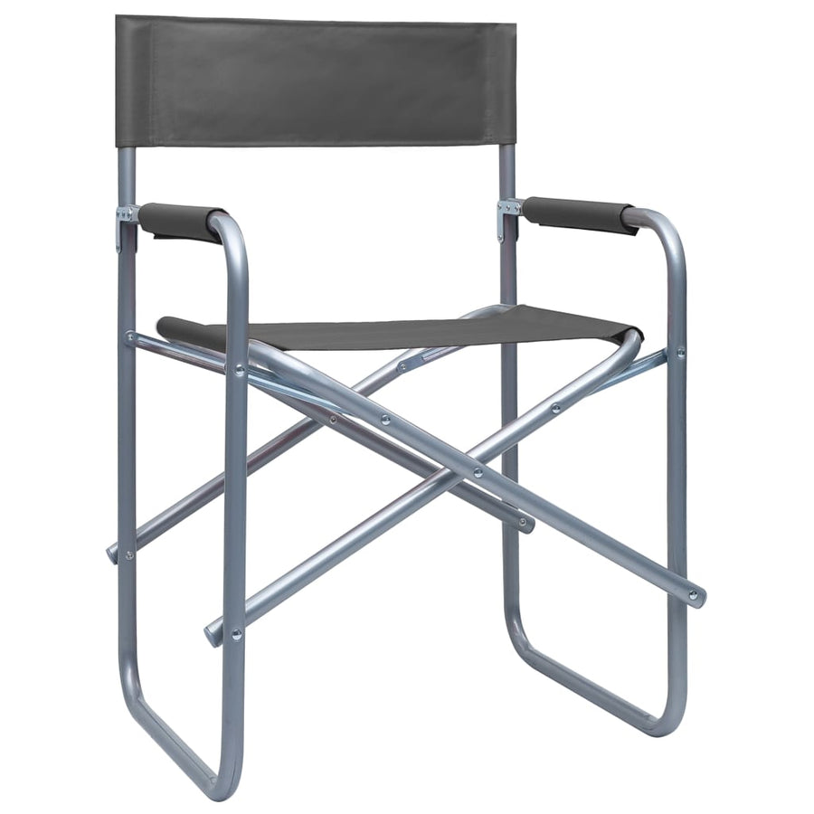 Regisseursstoelen Staal Grijs