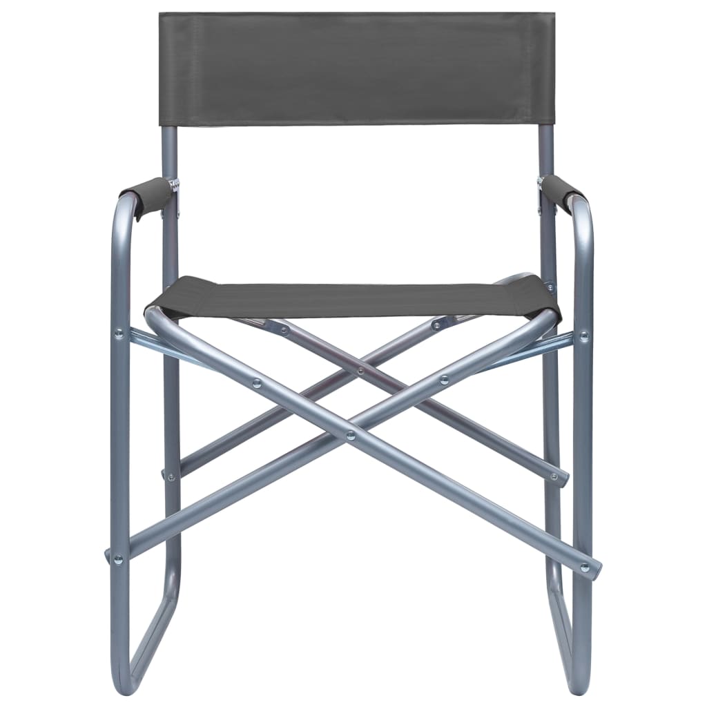 Regisseursstoelen Staal Grijs