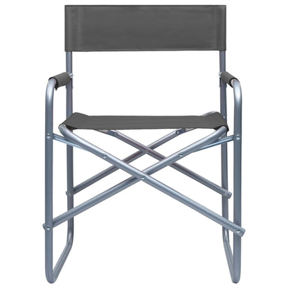 Regisseursstoelen Staal Grijs