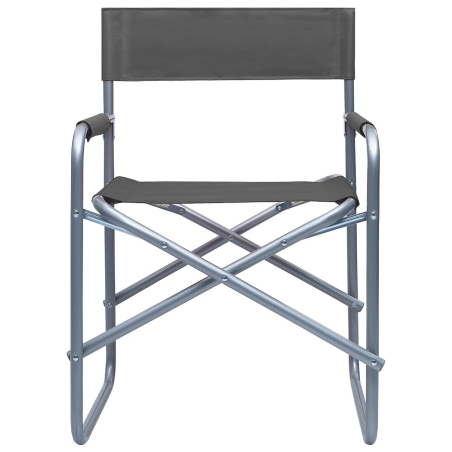 Regisseursstoelen Staal Grijs