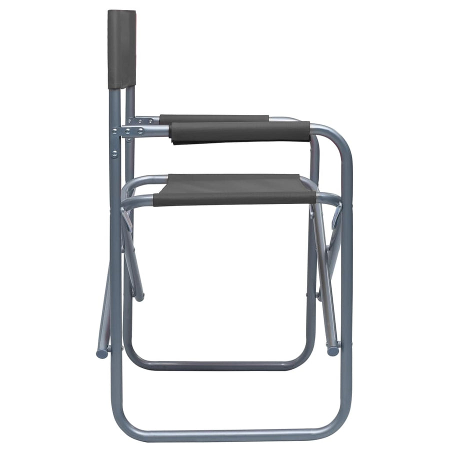 Regisseursstoelen Staal Grijs