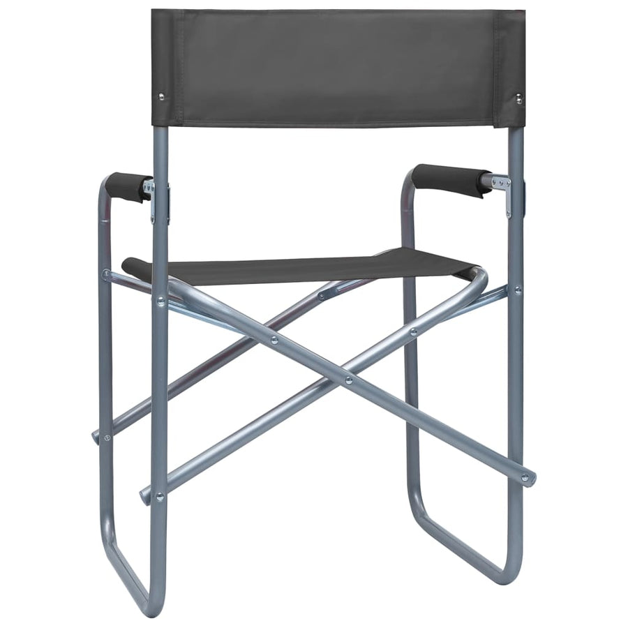 Regisseursstoelen Staal Grijs