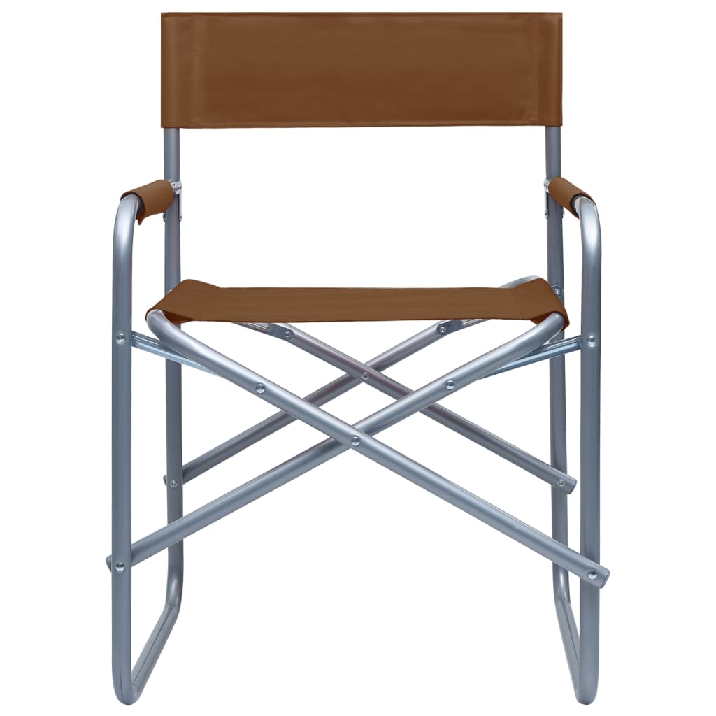 Regisseursstoelen Staal Bruin