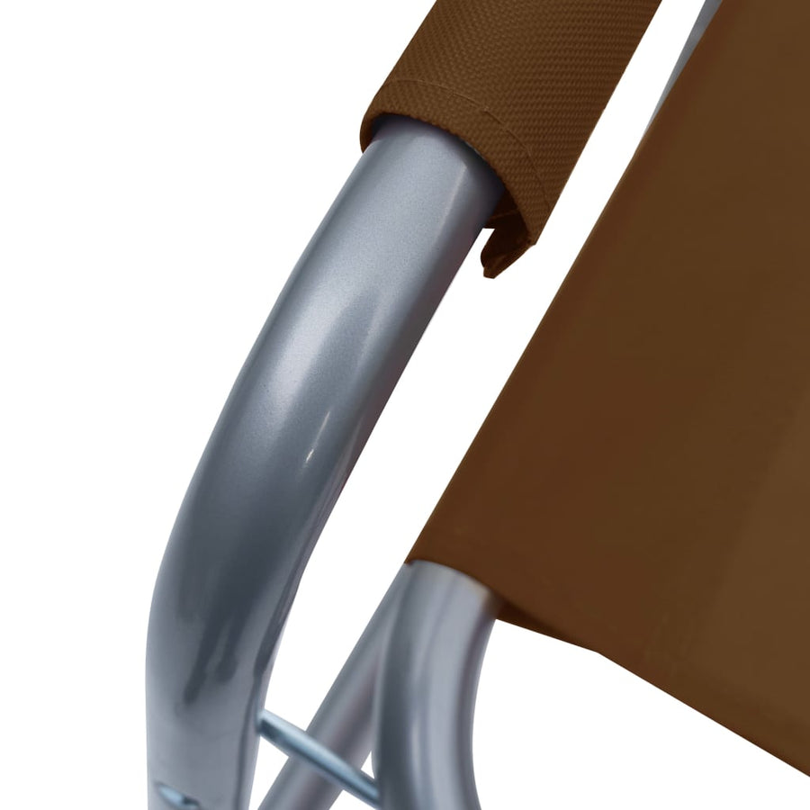Regisseursstoelen Staal Bruin
