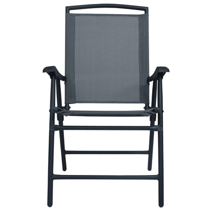 Tuinstoelen Inklapbaar Textileen Grijs