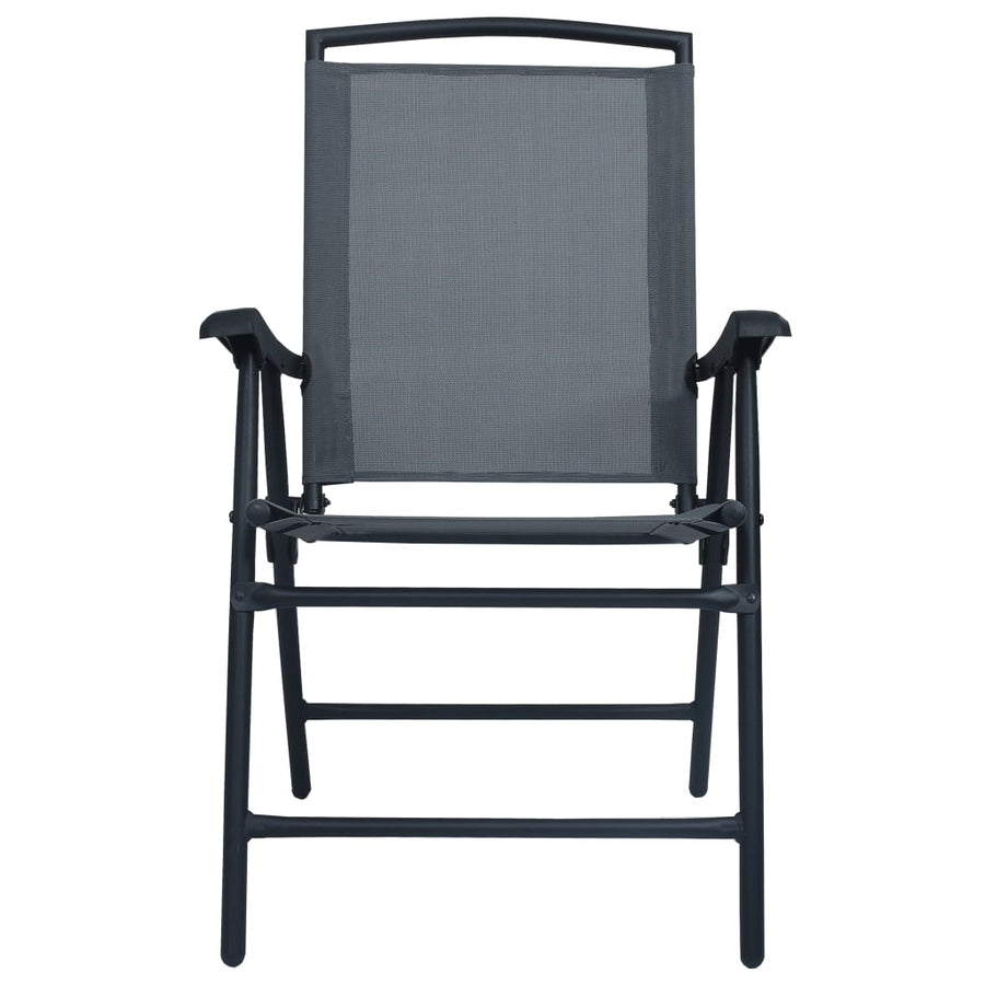 Tuinstoelen Inklapbaar Textileen Grijs