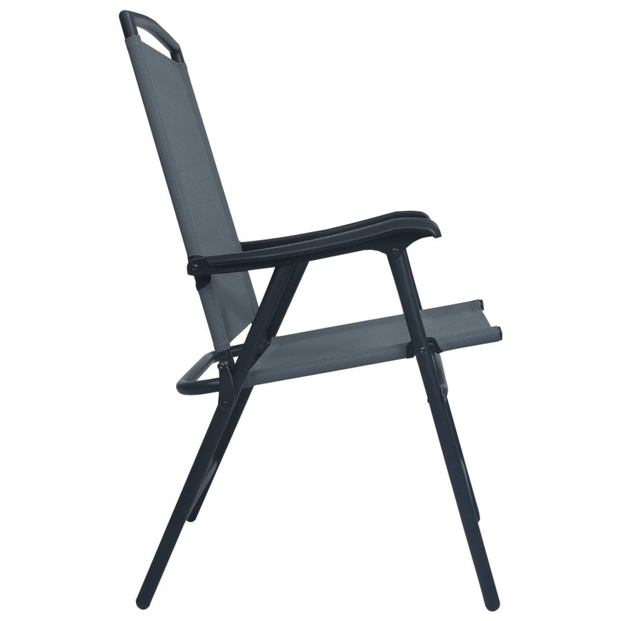 Tuinstoelen Inklapbaar Textileen Grijs