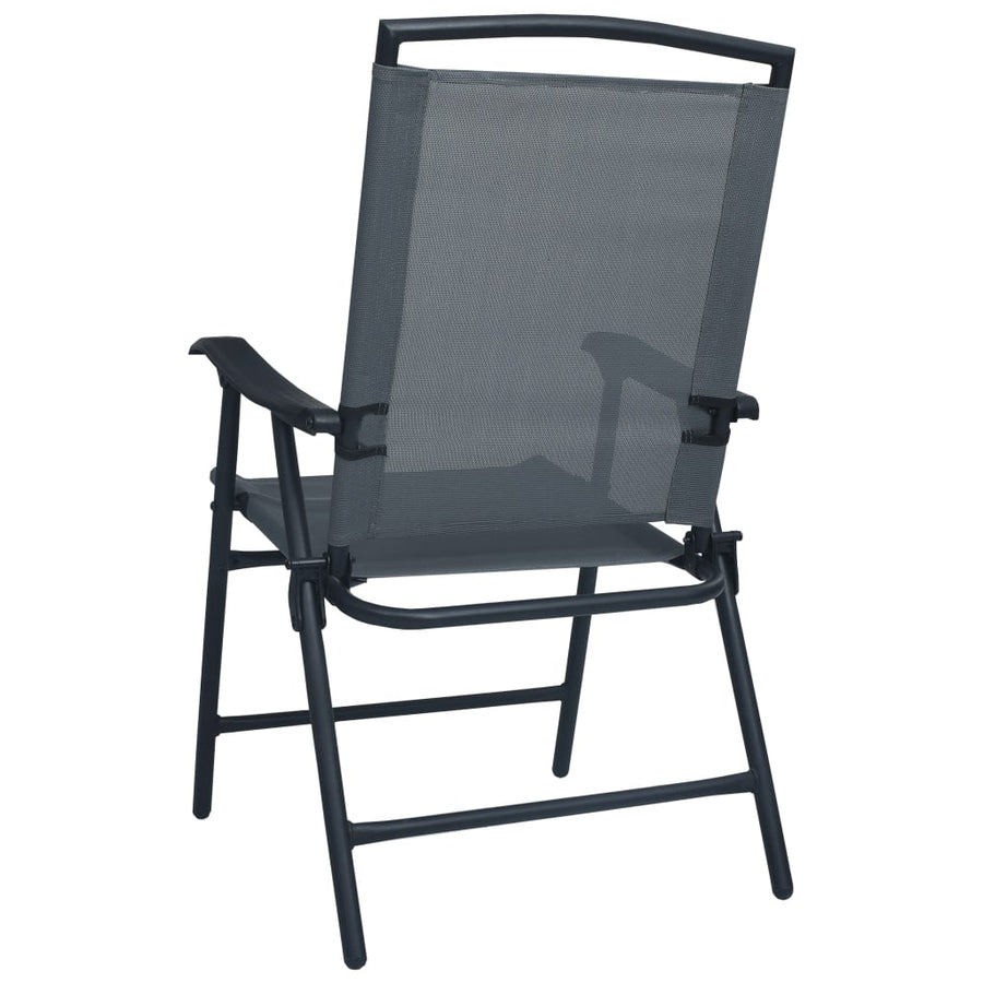 Tuinstoelen Inklapbaar Textileen Grijs