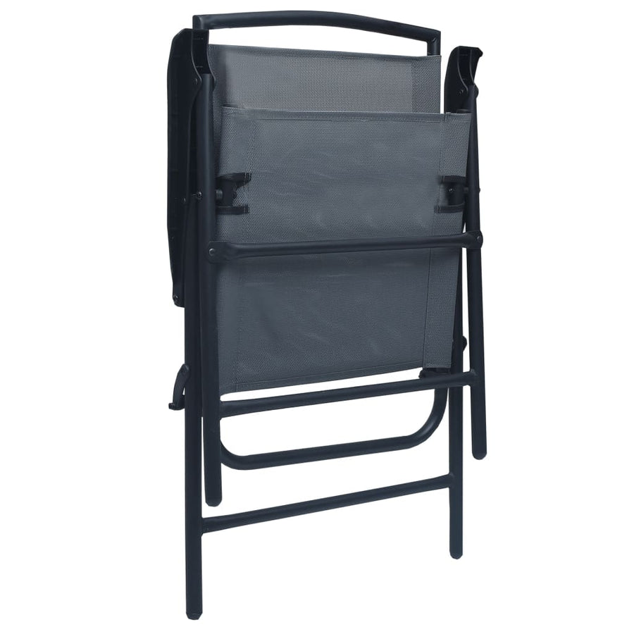 Tuinstoelen Inklapbaar Textileen Grijs
