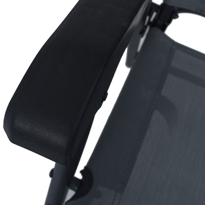 Tuinstoelen Inklapbaar Textileen Grijs