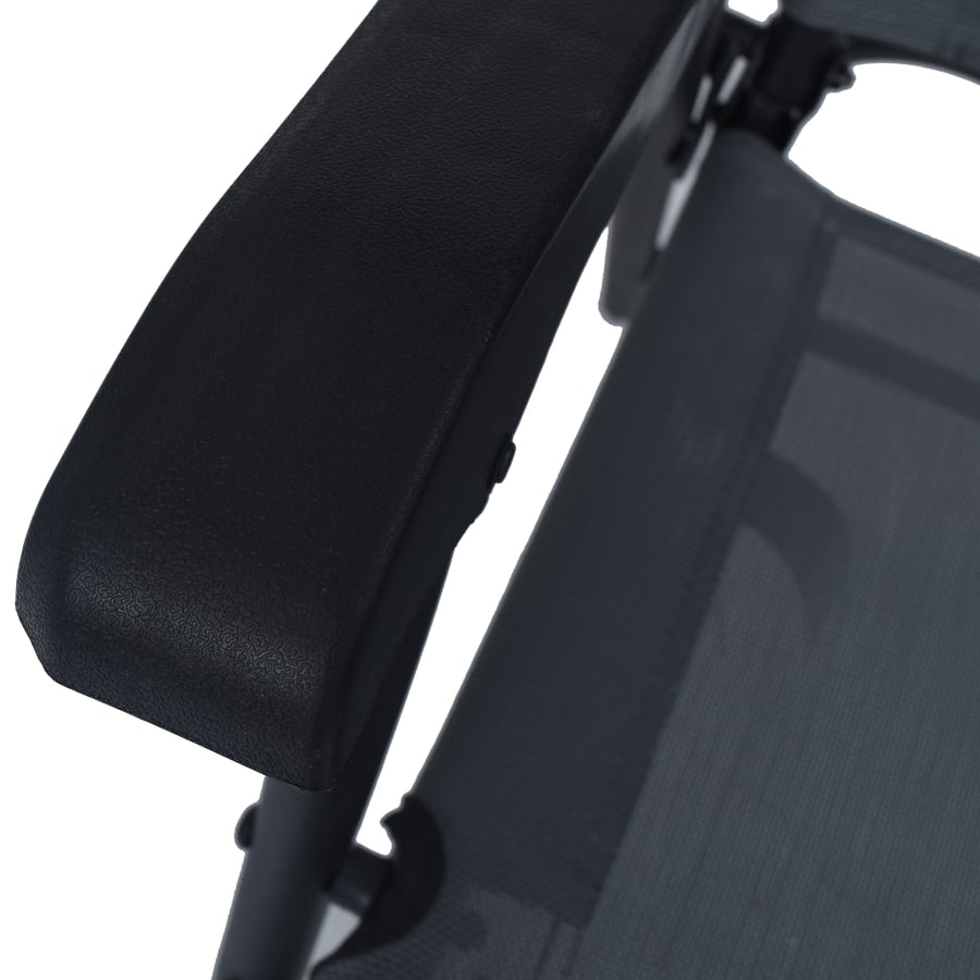 Tuinstoelen Inklapbaar Textileen Grijs