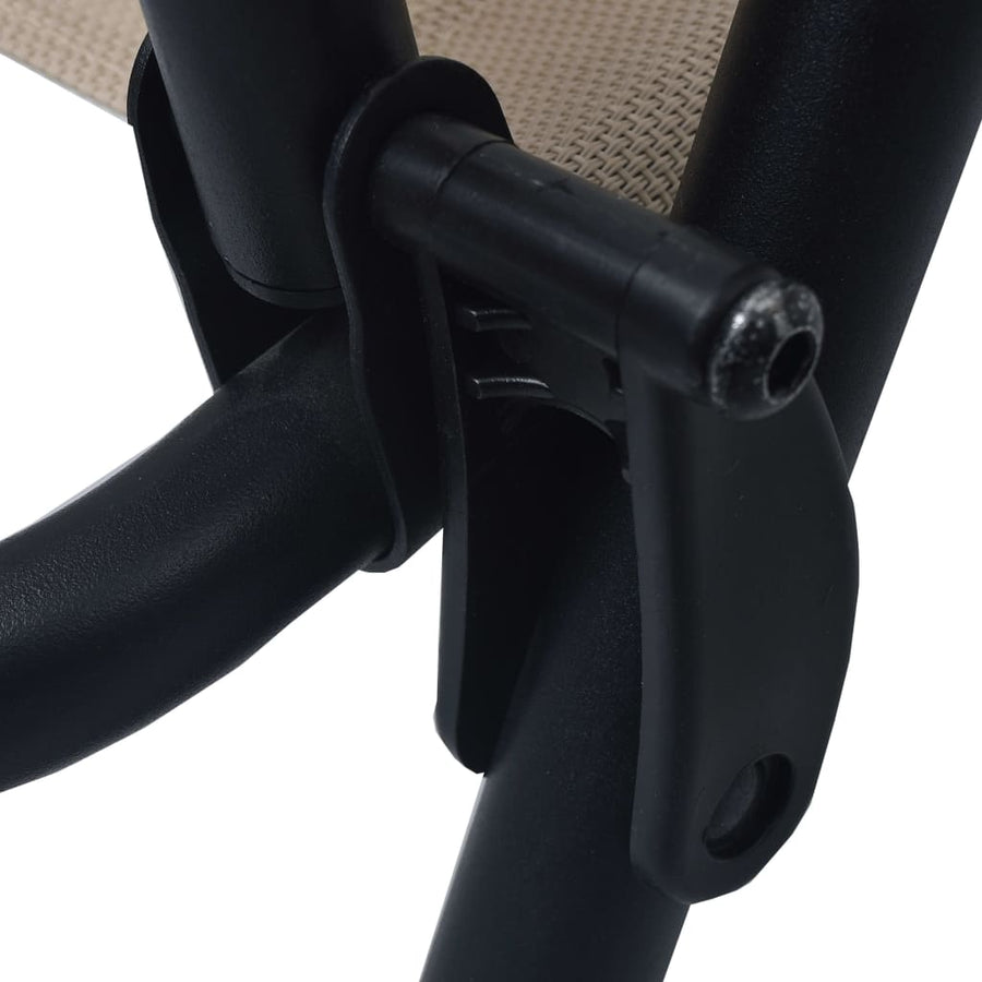 Tuinstoelen Inklapbaar Textileen Crème
