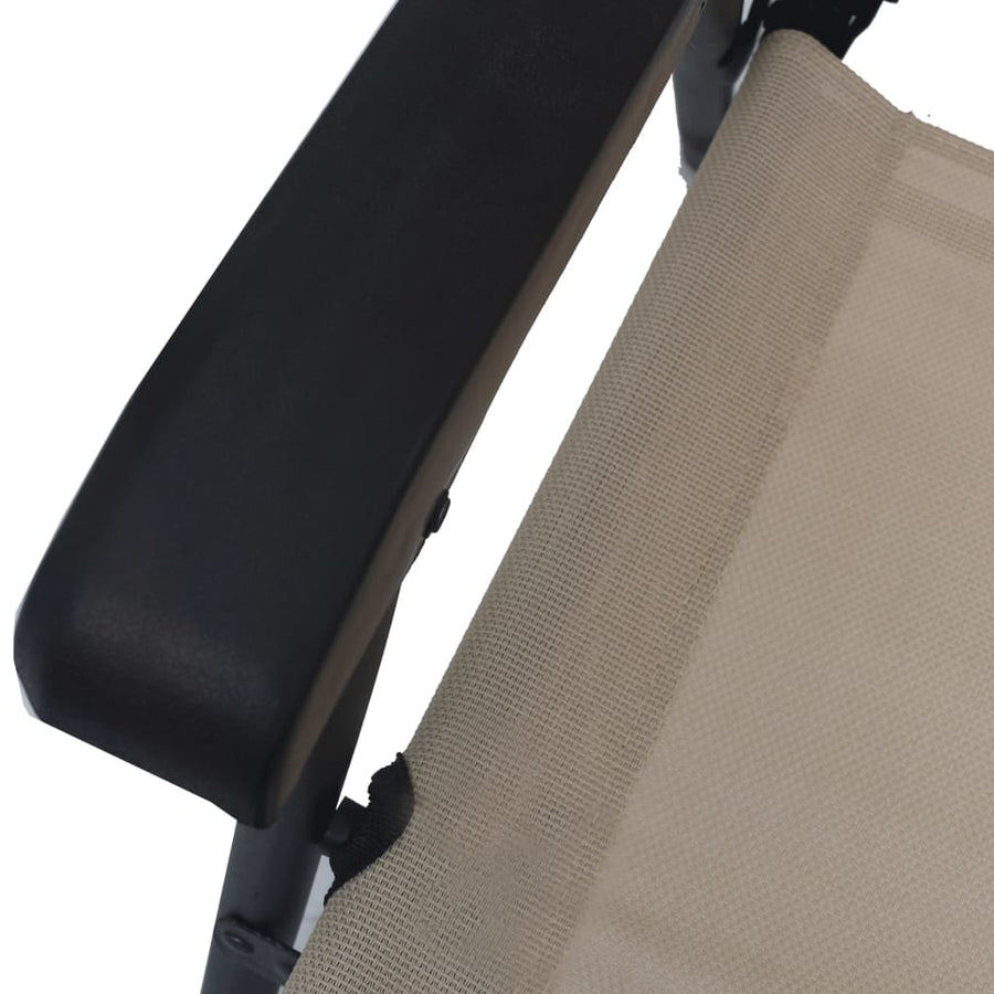 Tuinstoelen Inklapbaar Textileen Crème