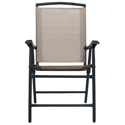 Tuinstoelen Inklapbaar Textileen Taupe