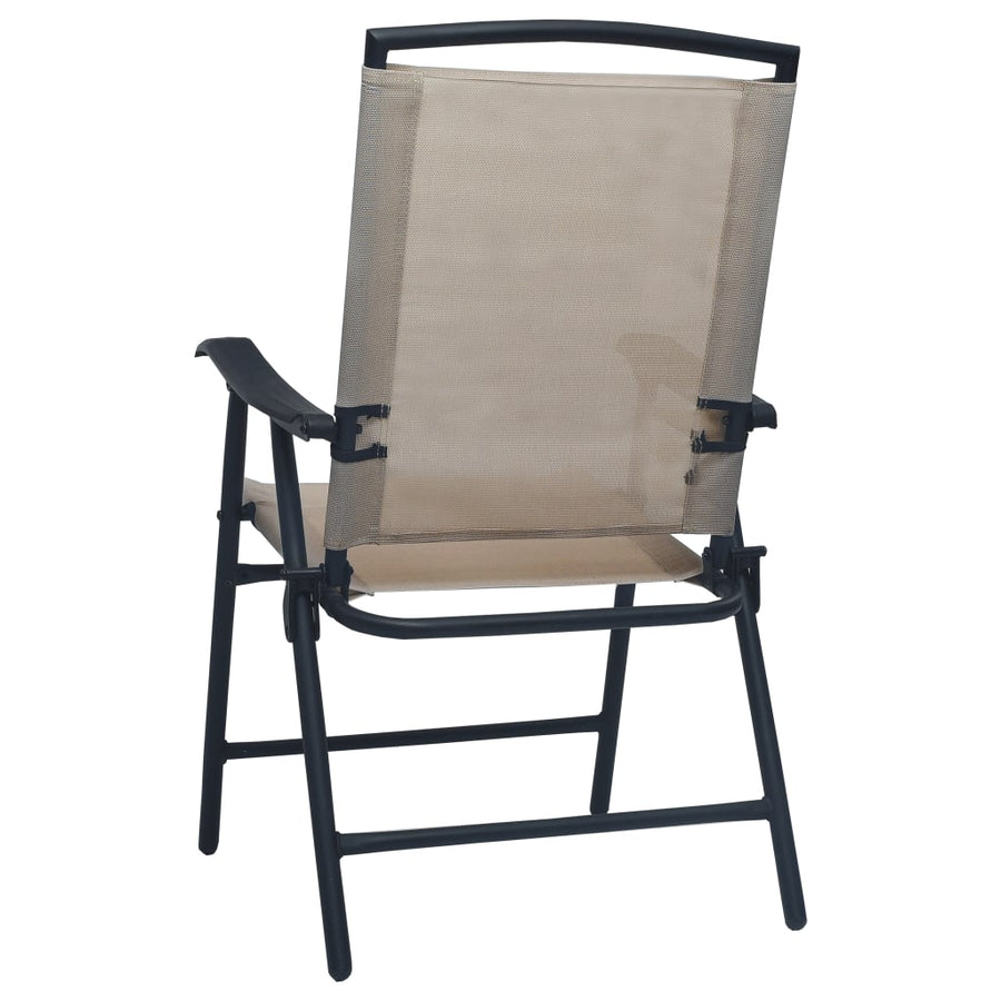 Tuinstoelen Inklapbaar Textileen Taupe