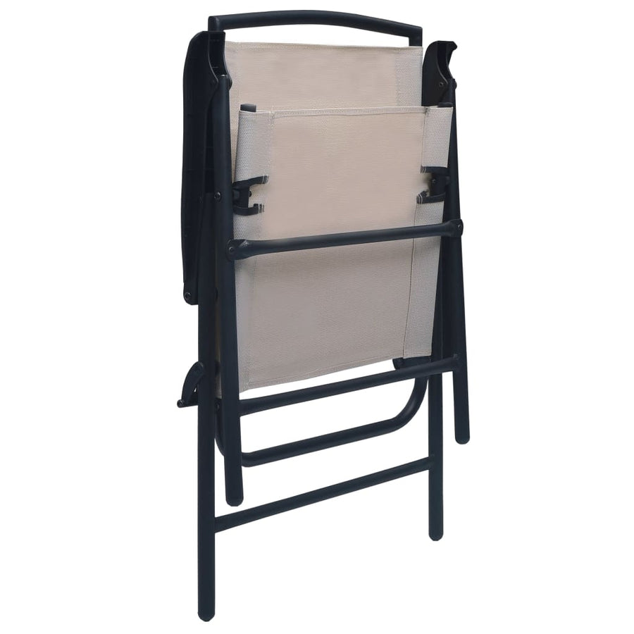 Tuinstoelen Inklapbaar Textileen Taupe