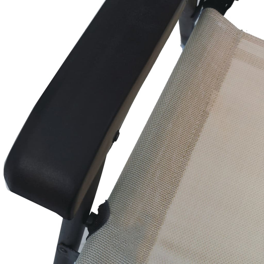 Tuinstoelen Inklapbaar Textileen Taupe