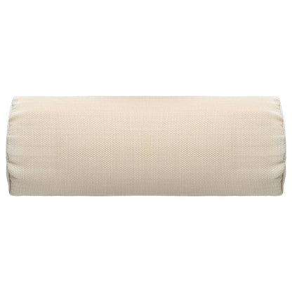 Hoofdsteun voor ligstoel 40x7,5x15 cm textileen crème