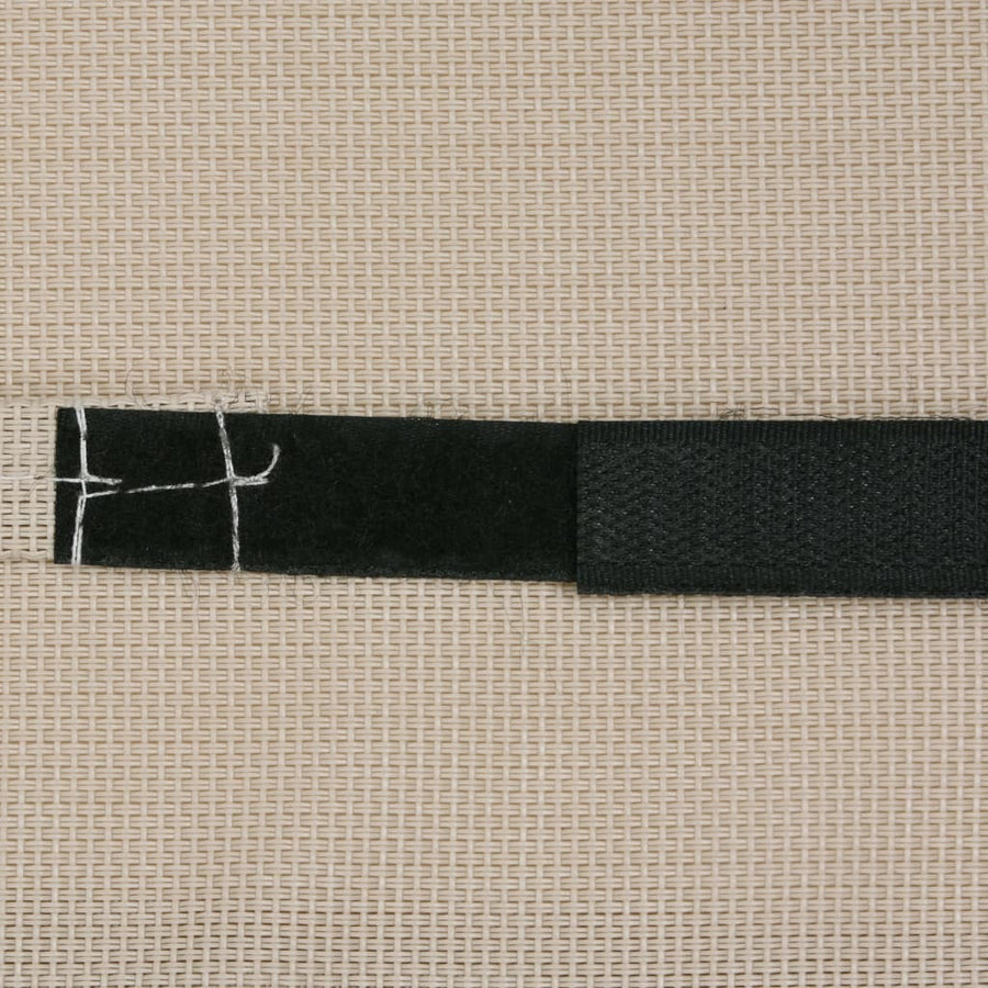 Hoofdsteun voor ligstoel 40x7,5x15 cm textileen crème