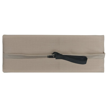 Hoofdsteun Voor Ligstoel 40X7,5X5 Cm Textileen Taupe