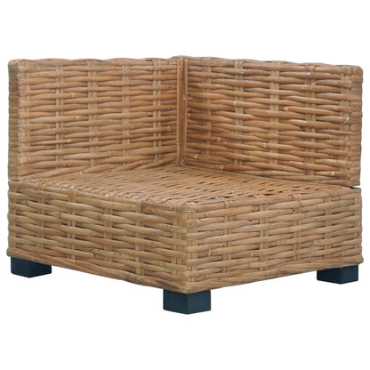 Hoekbank Met Kussens Natuurlijk Rattan