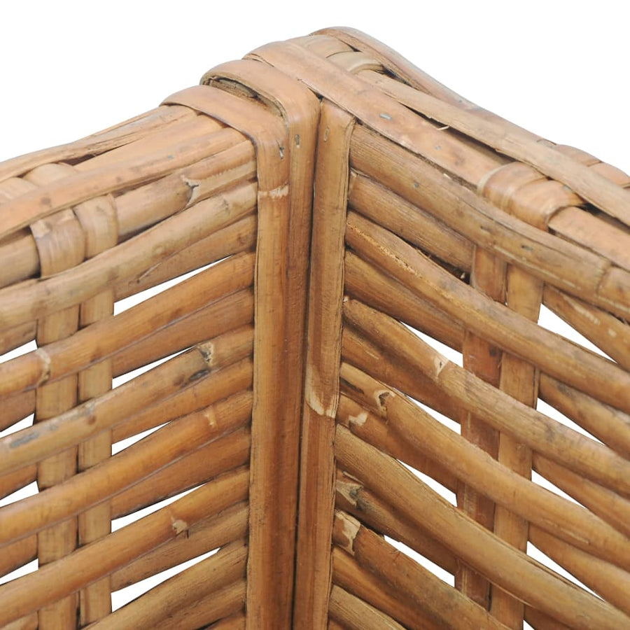 Hoekbank Met Kussens Natuurlijk Rattan