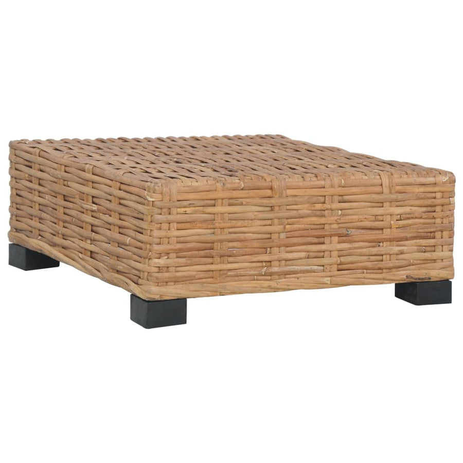 Met Kussen Natuurlijk Rattan Voetensteun
