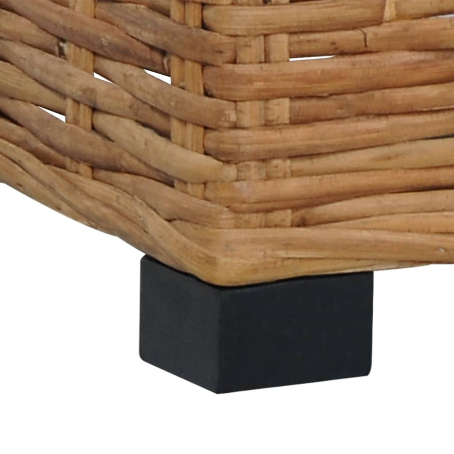 Met Kussen Natuurlijk Rattan Voetensteun