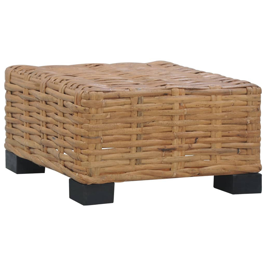 Salon 47X47X28 Cm Natuurlijk Rattan Tafel
