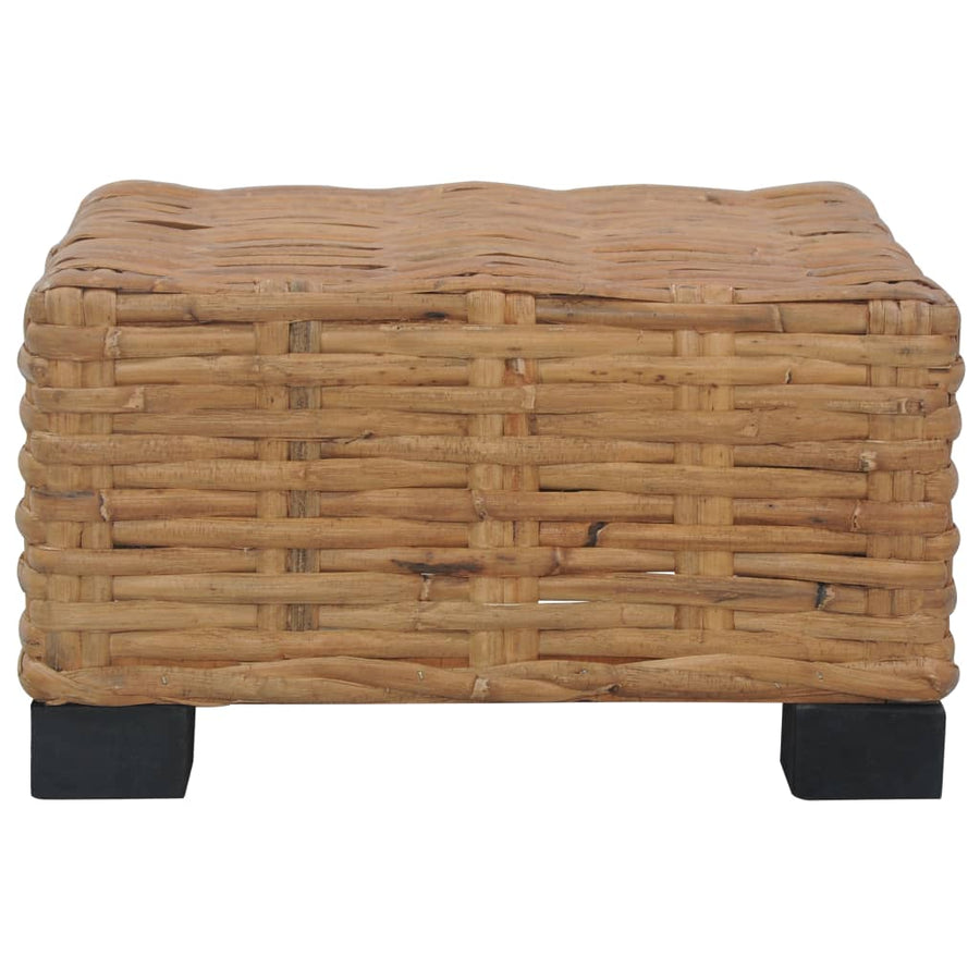 Salon 47X47X28 Cm Natuurlijk Rattan Tafel