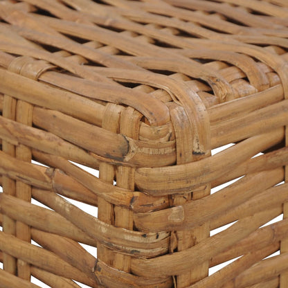 Salon 47X47X28 Cm Natuurlijk Rattan Tafel