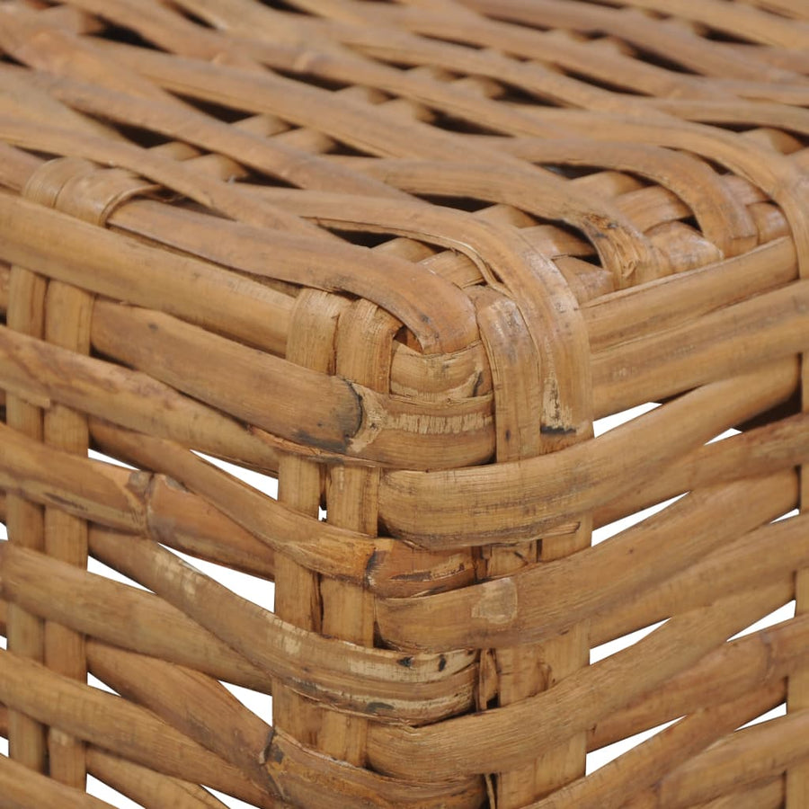 Salon 47X47X28 Cm Natuurlijk Rattan Tafel