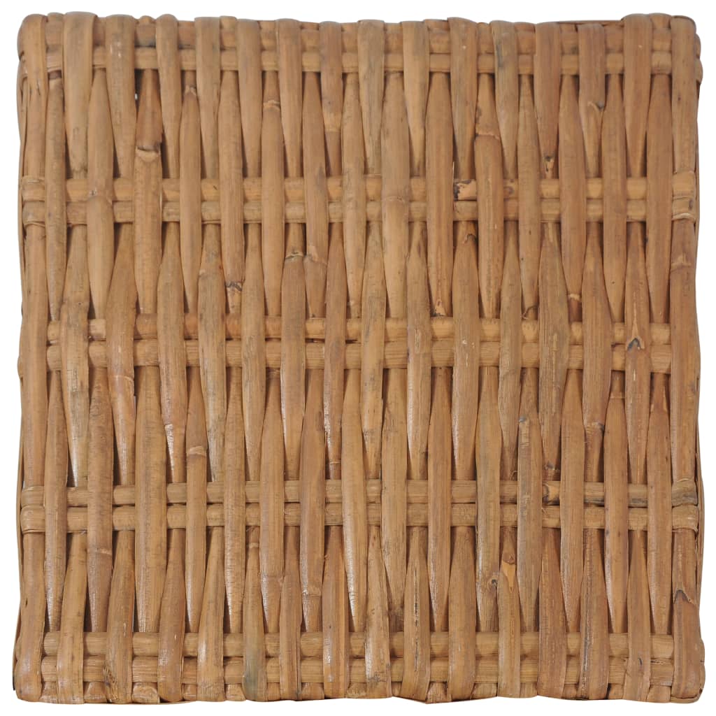 Salon 47X47X28 Cm Natuurlijk Rattan Tafel