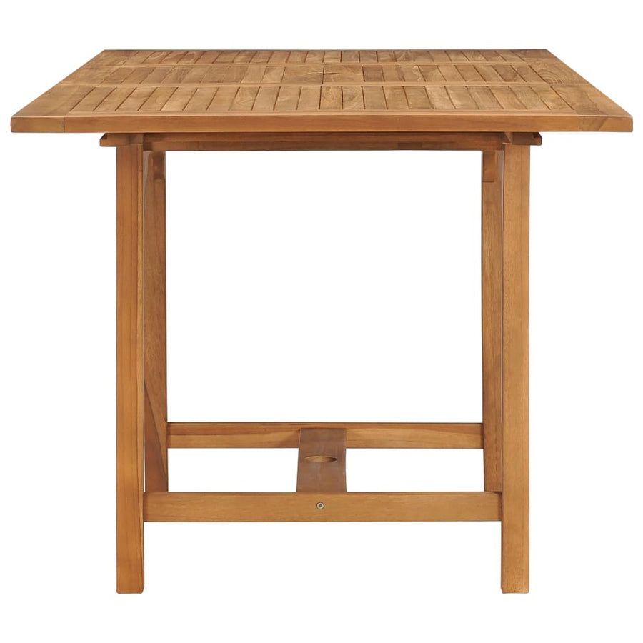 Tuintafel Verlengbaar (110-160)X80X75 Cm Massief Teakhout